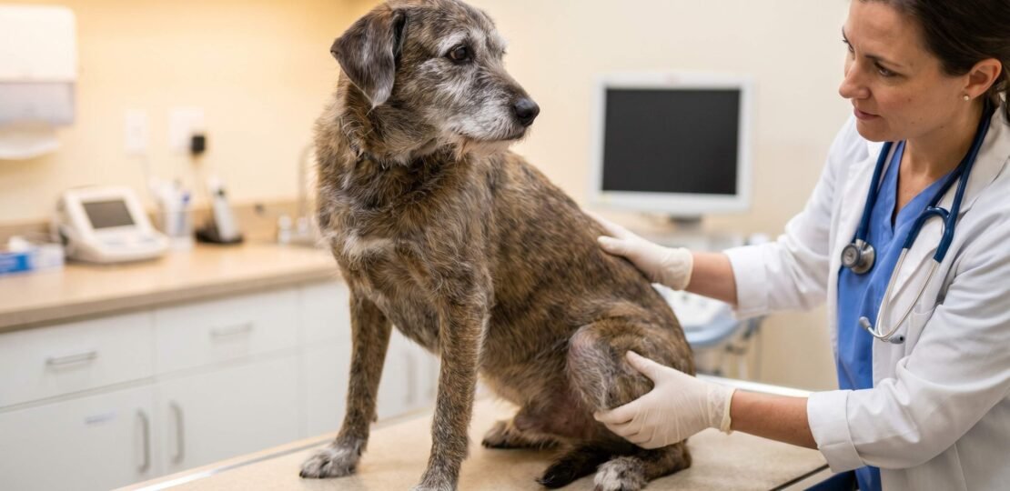 Arthritis in dogs – vet examination